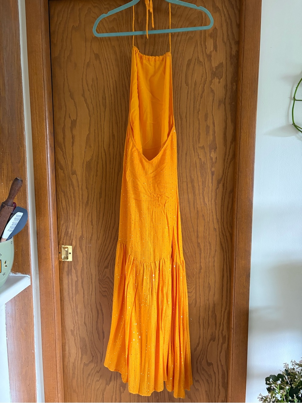Sundress Halter Maxi Dress Sz XS/S - Picture 8 of 10